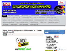 Tablet Screenshot of mohcetakbaju.com